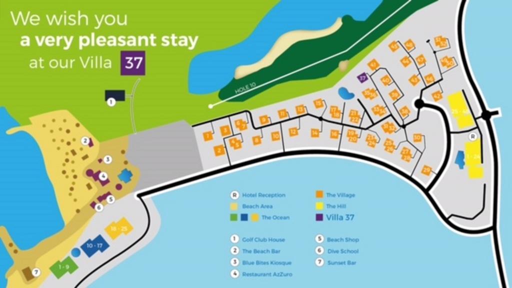 Blue Bay Beach Villa At Pool And Golfcourse Екстериор снимка